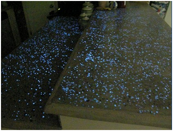 How To Make A Glowing Concrete Table Or Countertop
