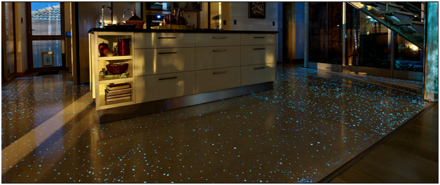 polished concrete best glow in the dark stones