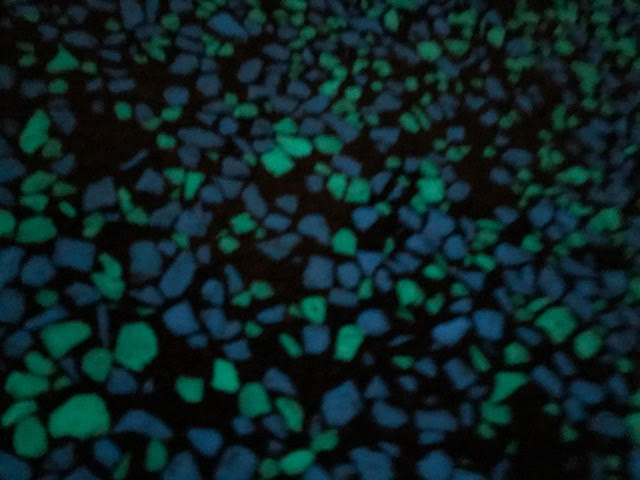 Ultra grade AGT glow stones in Sky Blue and Aqua Blue glow colors