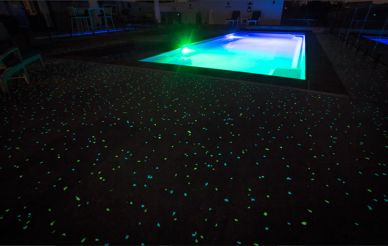 Glow in the Dark Epoxy Floor - Concrete Coatings All Year