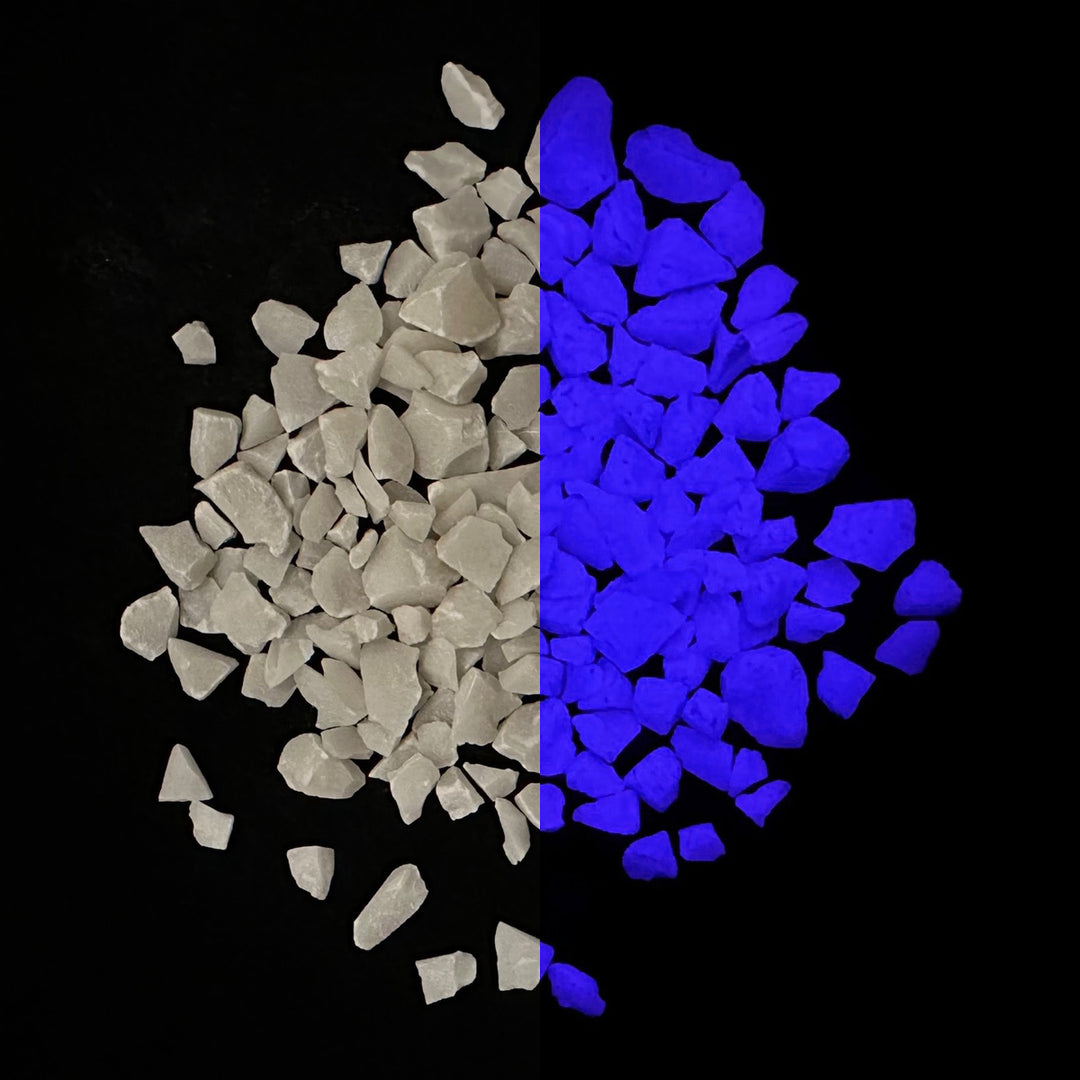 Ultra Grade Glow Stones - Purple - 1 lb. - 1/4" (6-8mm) - <br><span style="color:red;">LIMITED PRODUCTION</span> - EXTERIOR USE ONLY