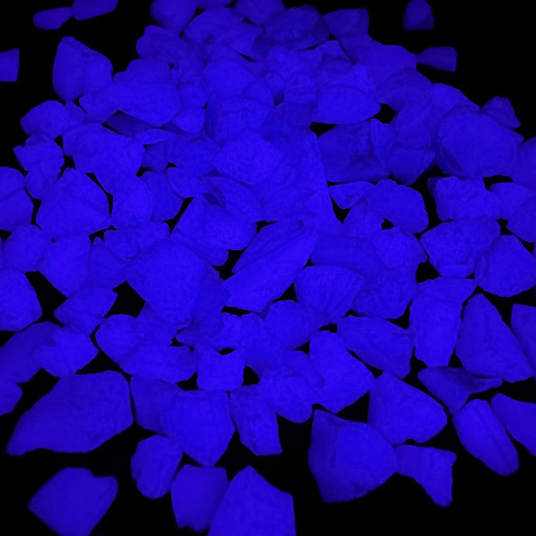 Ultra Grade Glow Stones - Plasma Purple - 1 lb. - 1/4" (6-8mm) - <br><span style="color:red;">LIMITED PRODUCTION</span> - EXTERIOR USE ONLY