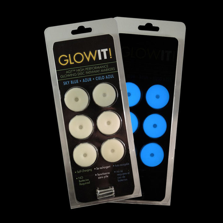 1.25" Glow Disk - 6 Pack