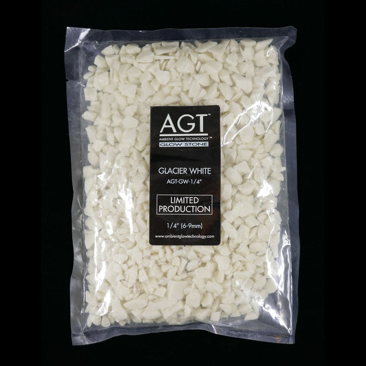 1 lb. - 1/4" (5-8mm) - Glacier White Glow Stones