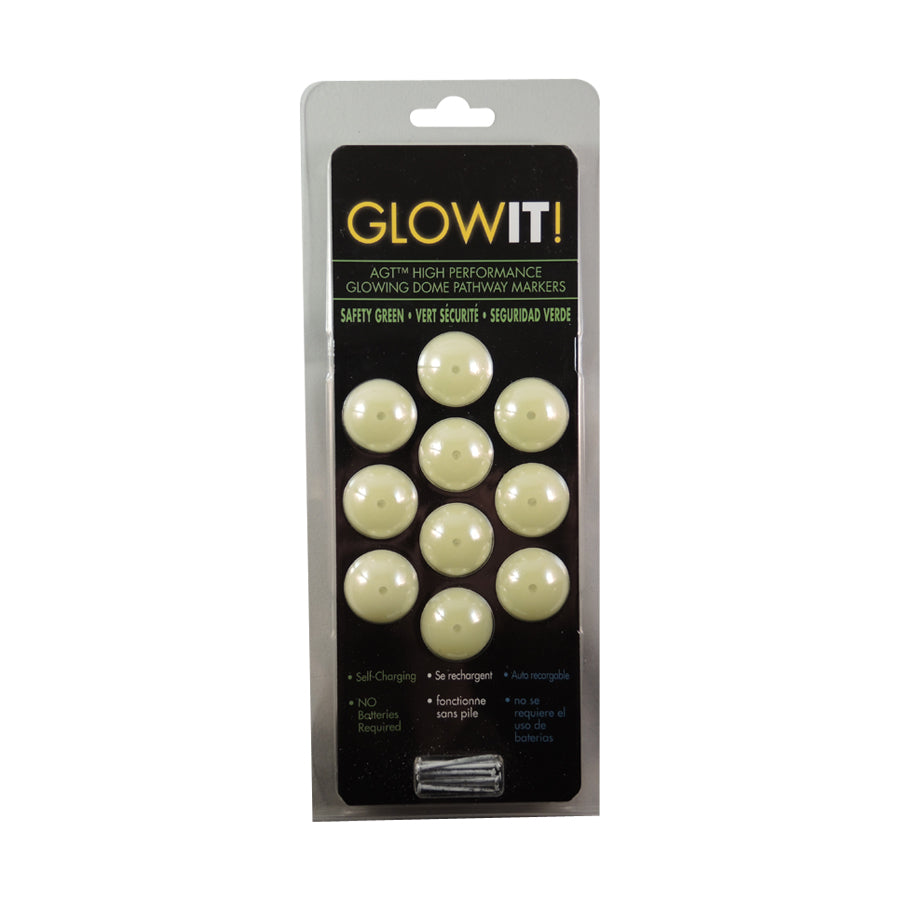 1" Glow Domes - 10 Pack