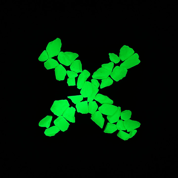 ULTRA-X Glow Stones - Emerald Yellow - 1lb.
