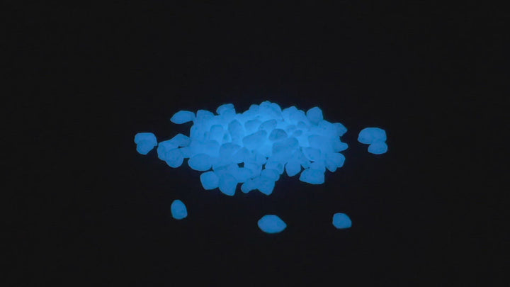 Rotating video of a pile of AGT™ Sky Blue Mini Pebbles