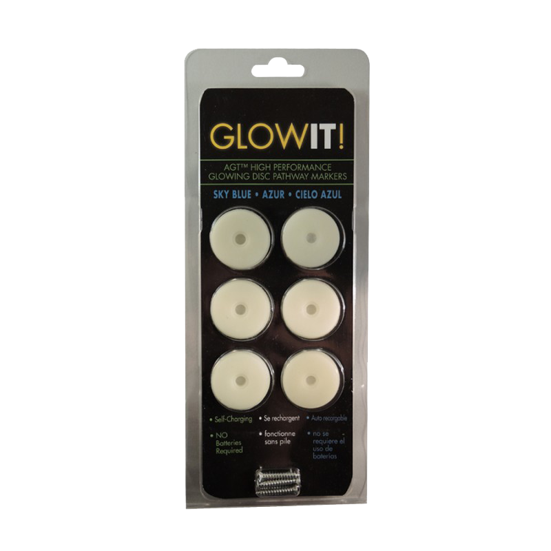 1.25" Glow Disk - 6 Pack