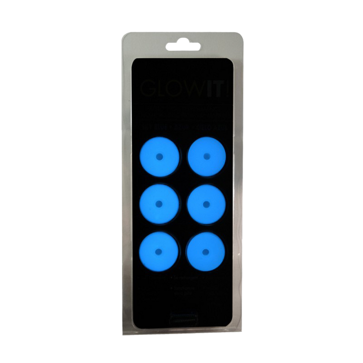 1.25" Glow Disk - 6 Pack