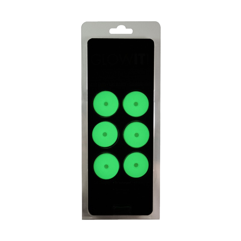 1.25" Glow Disk - 6 Pack