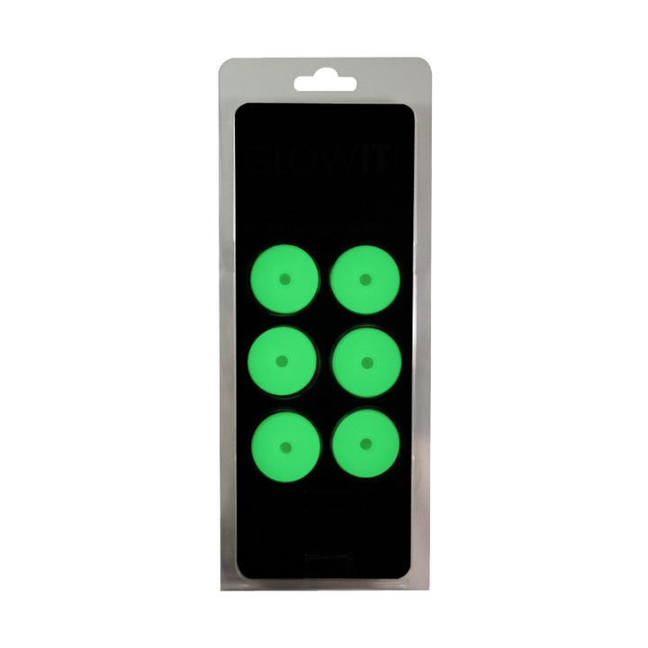 1.25" Glow Disk - 6 Pack