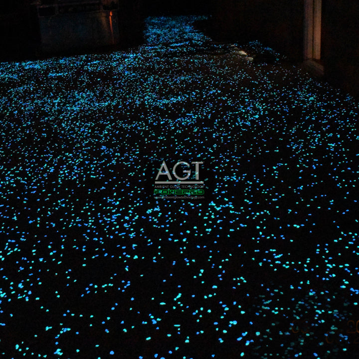 Glow in the Dark Concrete Patio & Walkway