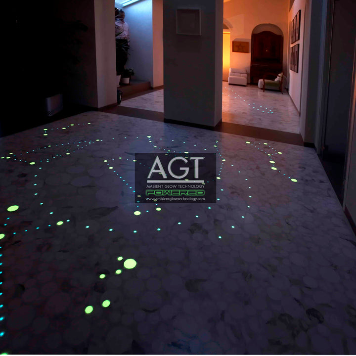 Glowing Marble Interior Floor