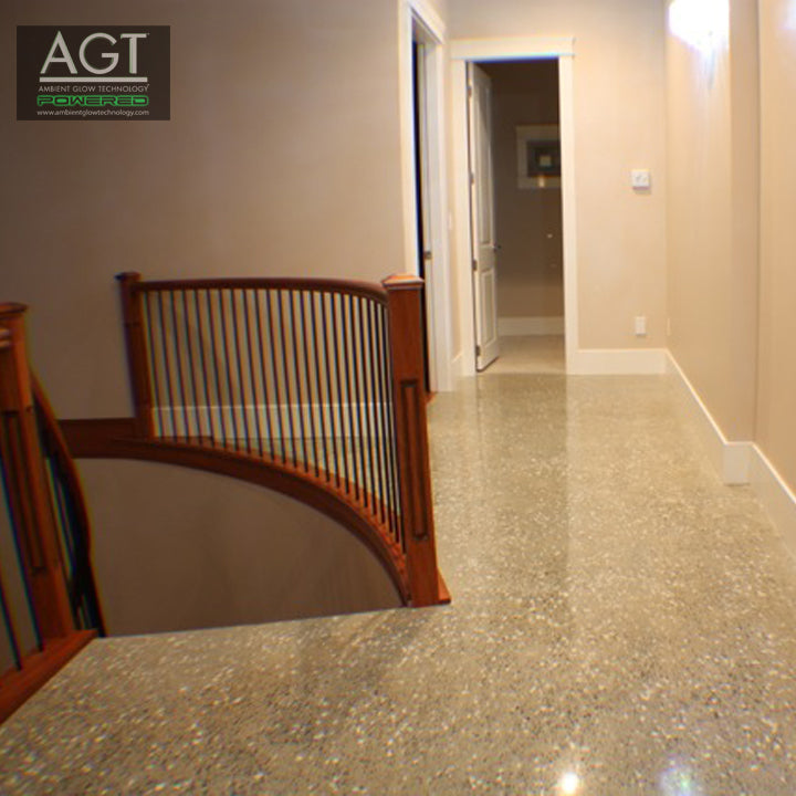 Glowing Galaxy Concrete Polished Floor
