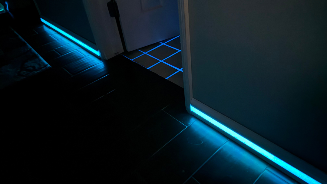 Glowing Baseboards Project - 2025 AGT™ Glow Residential Project Honorable Mention