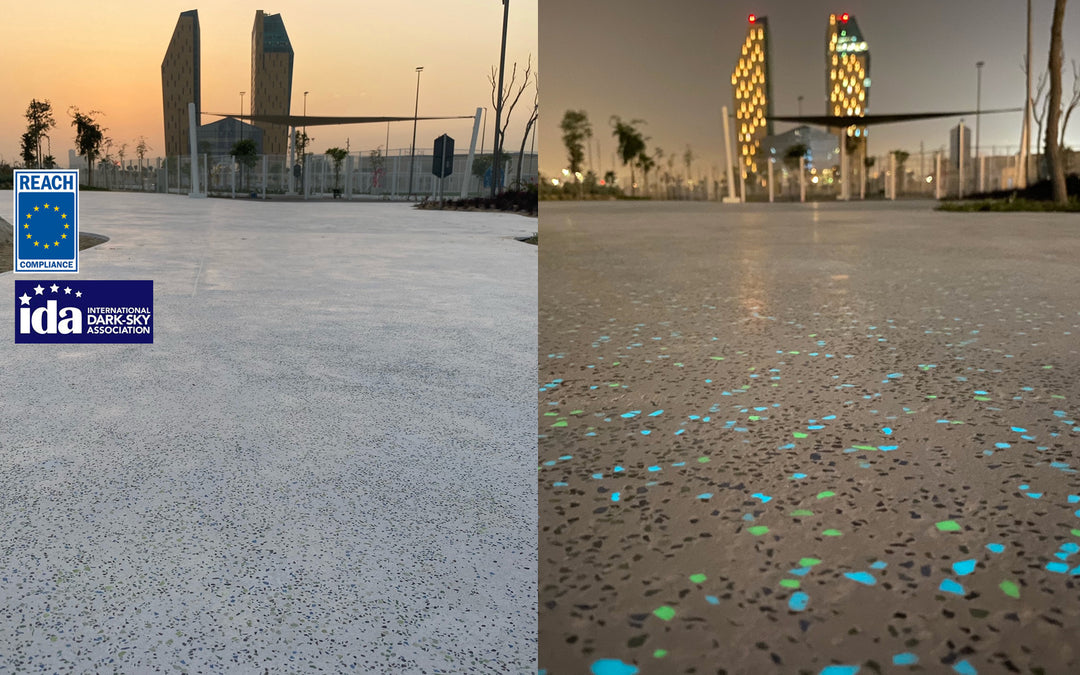 Glowing Concrete Multi-Use Trail - Science Park, Dubai, UAE