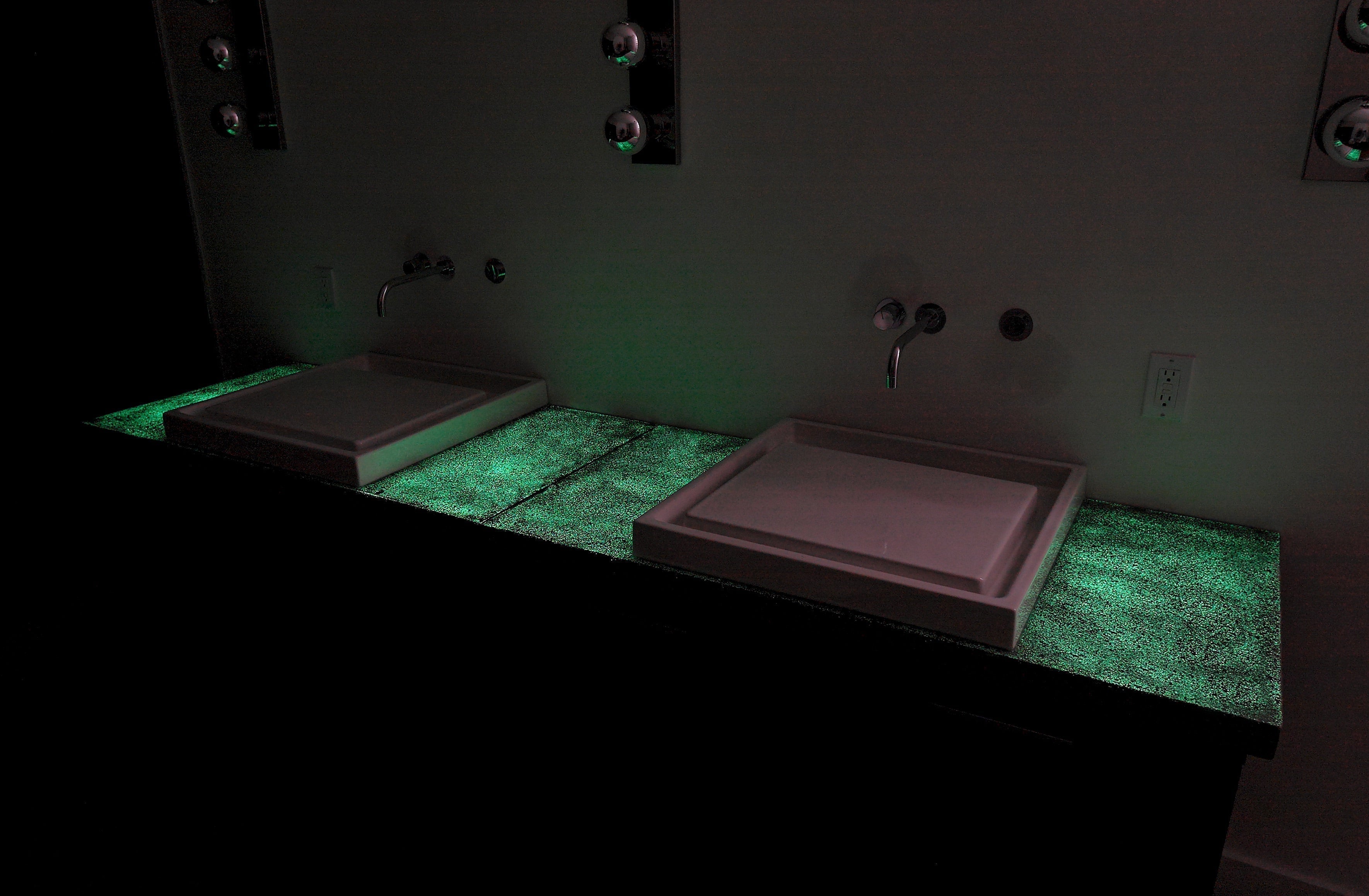 Glowing Concrete Vanity – Ambient Glow Technology