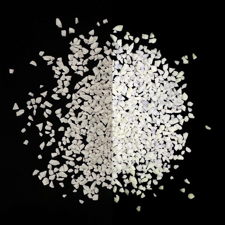 Ultra Grade Glow Stones - Glacier White - 1lb. - 1/8" (2-4mm) - <br> <span style="color:red;">LIMITED PRODUCTION</span> </br>