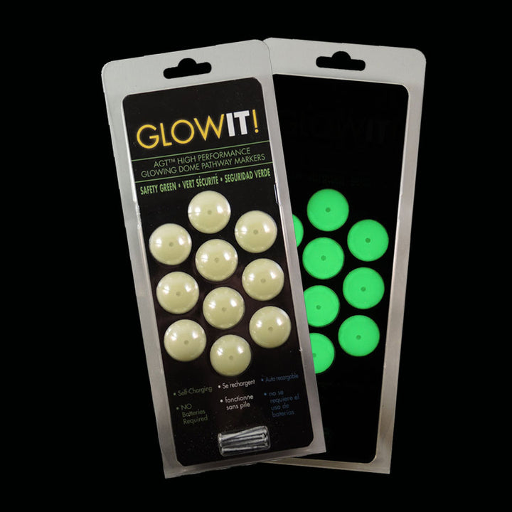 1" Glow Domes - 10 Pack