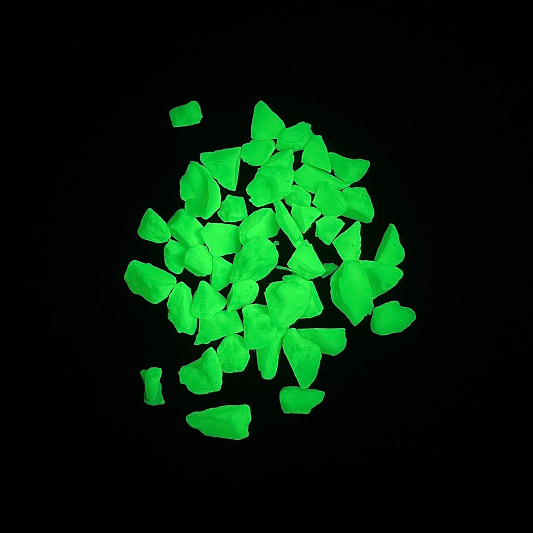 ULTRA-X Glow Stones - Emerald Yellow - 1lb. <span style="color:red;">(Initial Product Batch)</span>