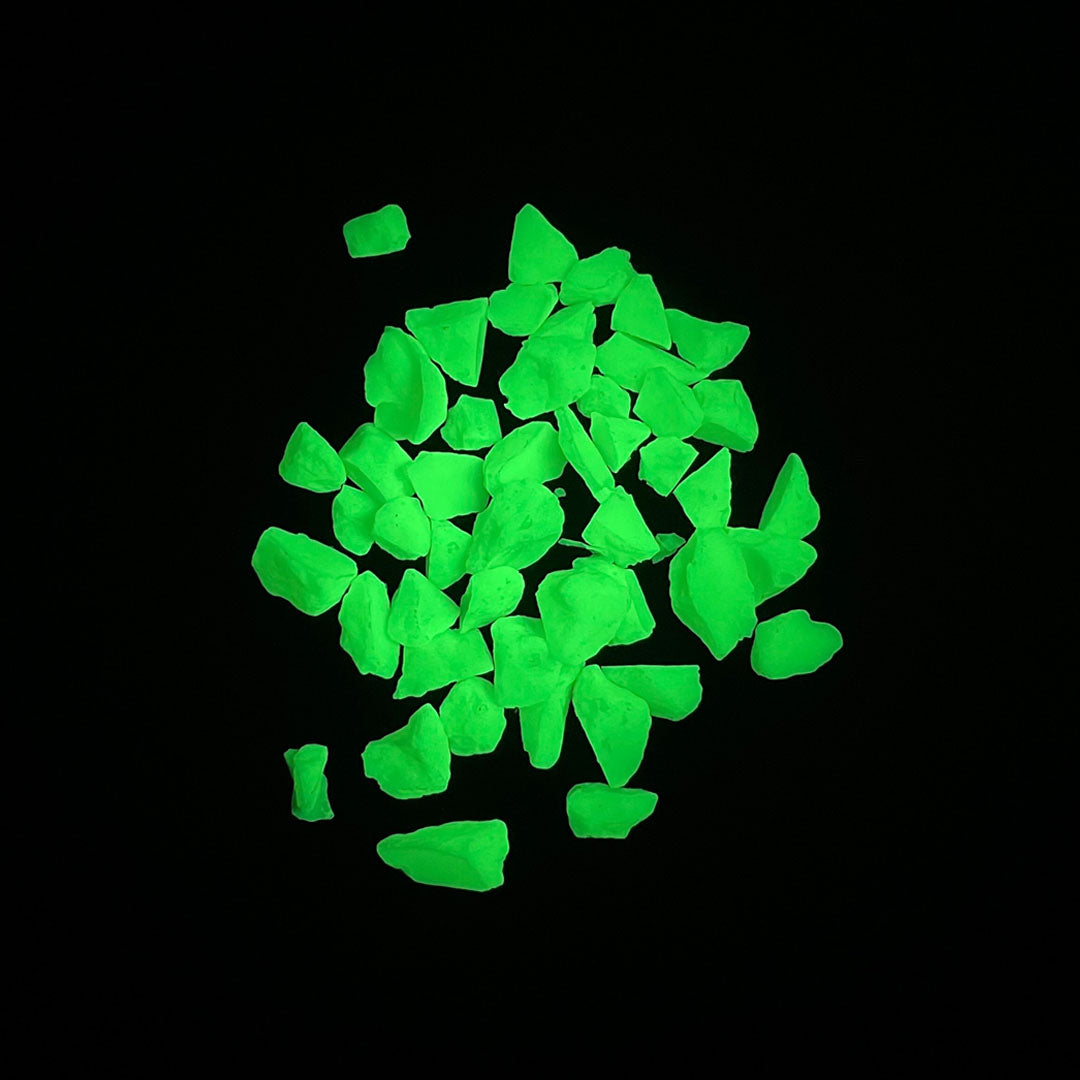 ULTRA-X Glow Stones - Emerald Yellow - 1lb. <br><span style="color:red;">(Initial Product Batch Material)</span></br>