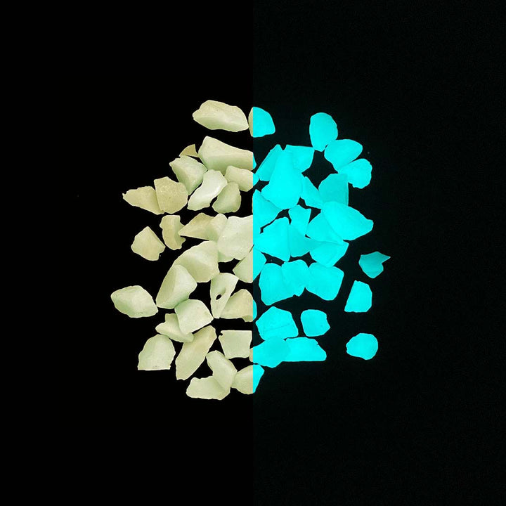 ULTRA-X Glow Stones - Aqua Blue - 1lb. <br><span style="color:red;">(Initial Product Batch Material)</span></br>