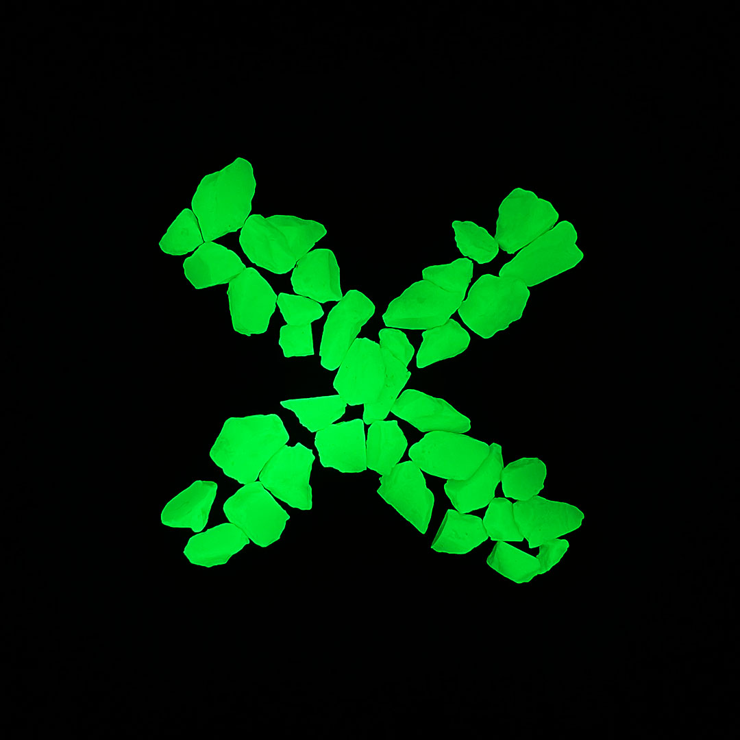 ULTRA-X Glow Stones - Emerald Yellow - 1lb. <span style="color:red;">(Initial Product Batch)</span>