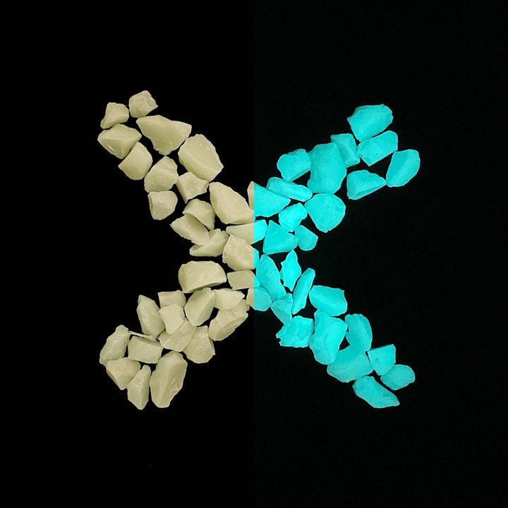 ULTRA-X Glow Stones - Aqua Blue - 1lb. <br><span style="color:red;">(Initial Product Batch Material)</span></br>