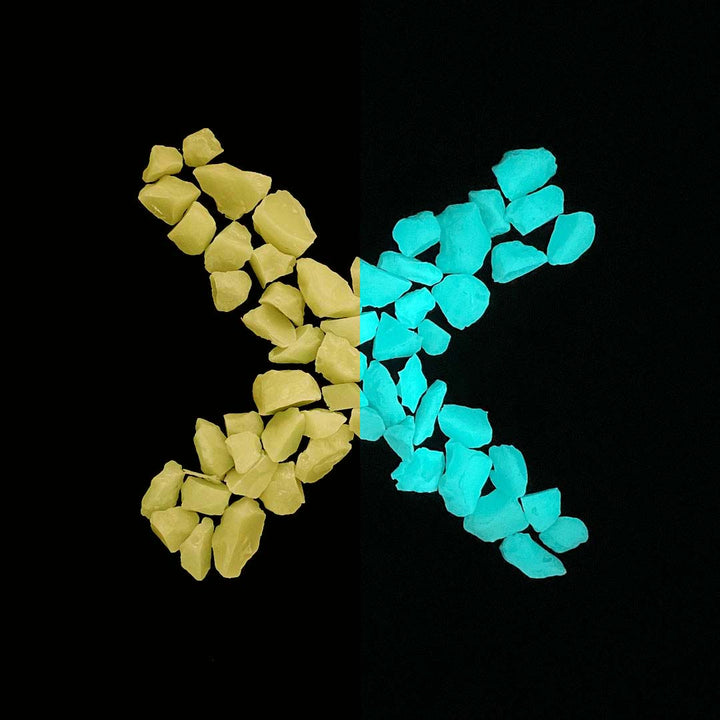 ULTRA-X Glow Stones - Aqua Blue - 1lb. <span style="color:red;">(Initial Product Batch)</span>