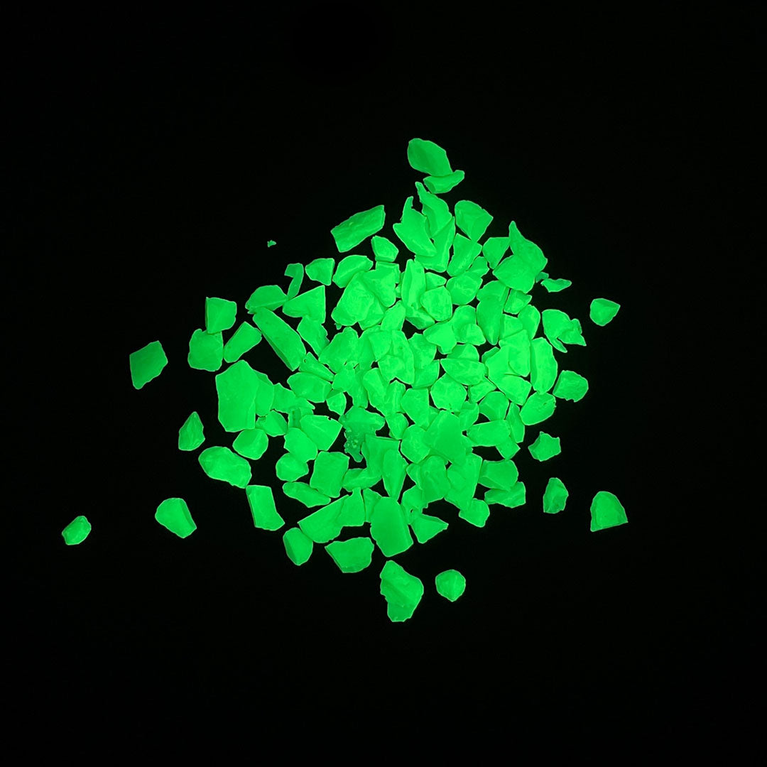 ULTRA-X Glow Stones - Emerald Yellow - 1lb. <span style="color:red;">(Initial Product Batch)</span>