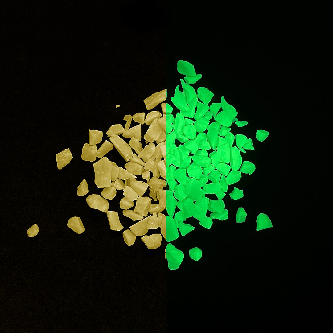 ULTRA-X Glow Stones - Emerald Yellow - 1lb. <span style="color:red;">(Initial Product Batch)</span>