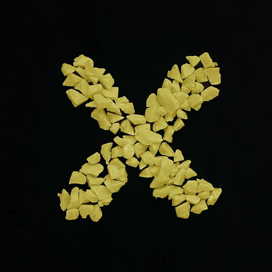 ULTRA-X Glow Stones - Emerald Yellow - 1lb. <span style="color:red;">(Initial Product Batch)</span>