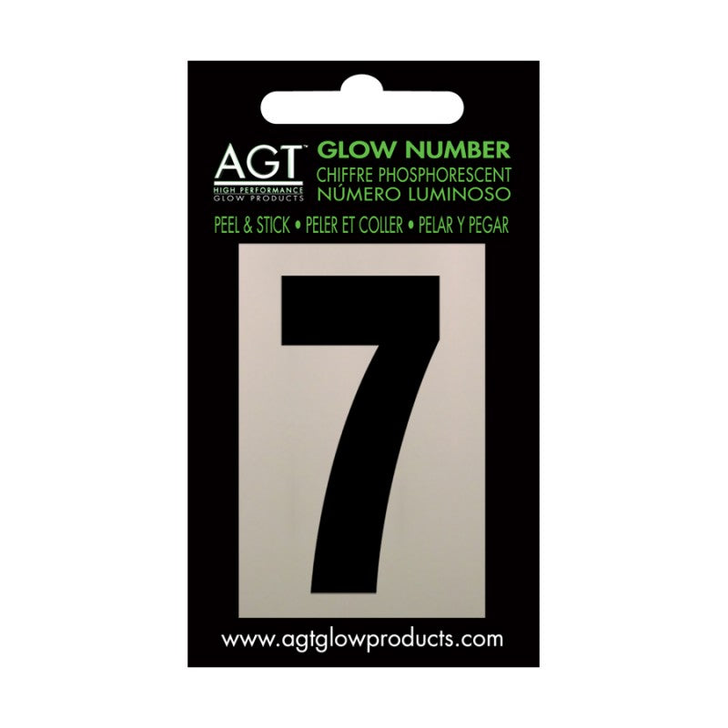 2.5" Peel & Stick Glow Numbers