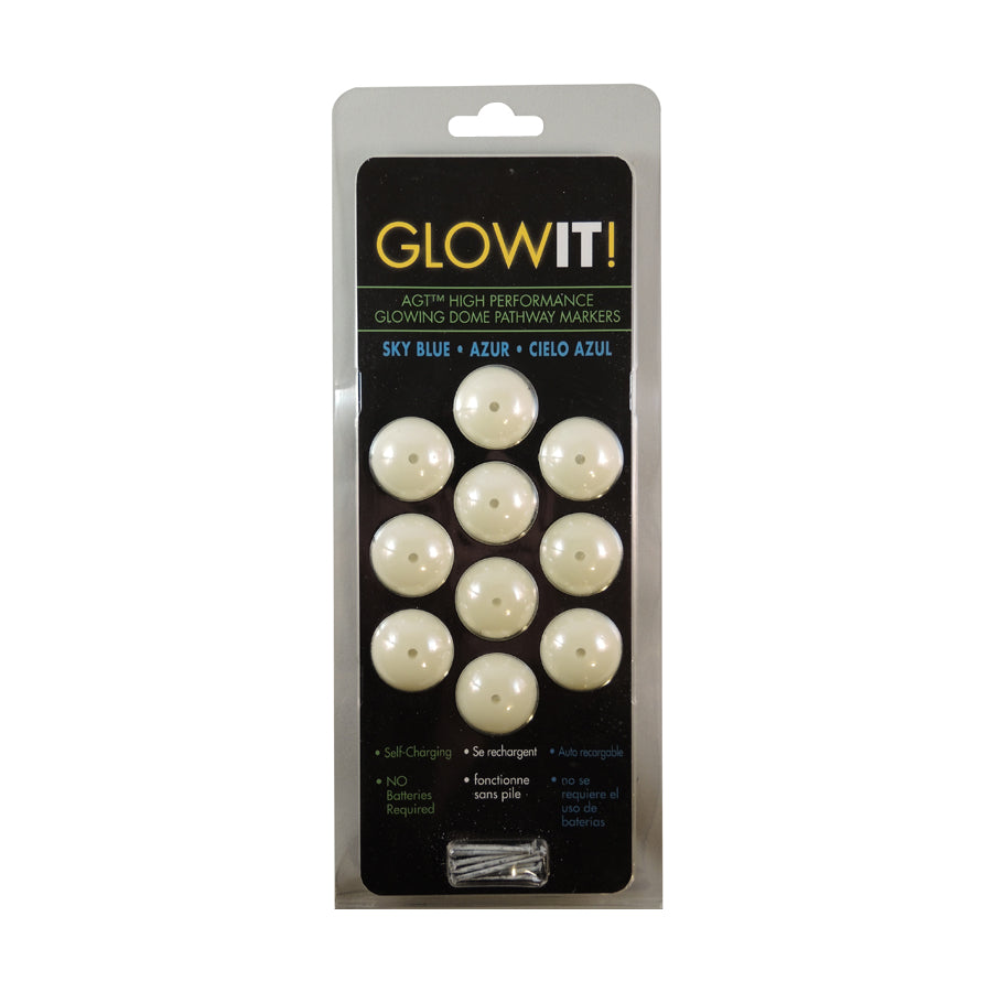 1" Glow Domes - 10 Pack