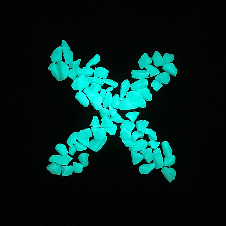 ULTRA-X Glow Stones - Aqua Blue - 1lb.