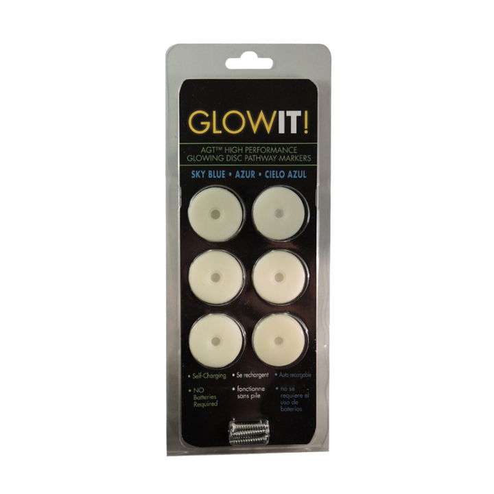 1.25" Glow Disk - 6 Pack