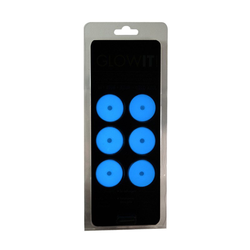 1.25" Glow Disk - 6 Pack